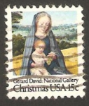 Stamps United States -  1260 - Navidad, Cuadro de Gerard David