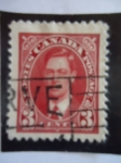 Stamps : America : Canada :  King George VI