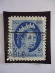 Stamps : America : Canada :  king  Elizabeth
