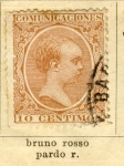Stamps Spain -  Alfonso XIII Ed 1889