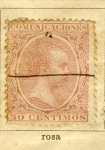 Stamps Spain -  Alfonso XIII Ed 1889