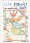 Stamps Spain -  ESTABA LA PÁJARA PINTA      (P)
