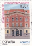 Stamps Spain -  XXV Aniversario-Ley Orgánica Tribunal de Cuentas    (P)