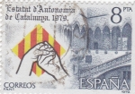 Stamps Spain -  Estatut d'Autonomía de Catalunya 1979    (P)