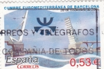 Stamps Spain -  Cumbre Euromediterránea de Barcelona