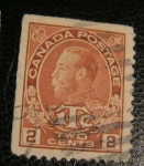 Stamps : America : Canada :  ITC - Rey Jorge V