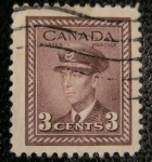 Stamps : America : Canada :  Rey Jorge VI 