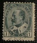 Stamps : America : Canada :  Rey Eduardo VII