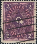 Stamps Germany -  CORNETA DE POSTAS 1922-23. FILIGRANA B. Y&T Nº 196