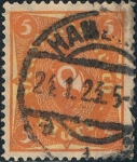 Stamps Germany -  CORNETA DE POSTAS 1922-23. FILIGRANA B. Y&T Nº 208