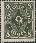 Stamps Germany -  CORNETA DE POSTAS 1922-23. FILIGRANA B. Y&T Nº 210