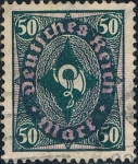 Stamps Germany -  CORNETA DE POSTAS 1922-23. FILIGRANA B. Y&T Nº 203