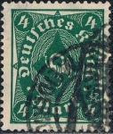 Stamps Germany -  CORNETA DE POSTAS 1922-23. FILIGRANA B. Y&T Nº 207