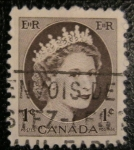 Stamps Canada -  Reina Isabel II