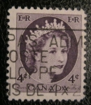 Stamps : America : Canada :  Reina Isabel II