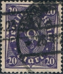 Stamps Germany -  CORNETA DE POSTAS 1922-23. FILIGRANA B. Y&T Nº 211A