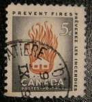 Stamps : America : Canada :  Prevencion de incendios