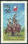Stamps Chile -  60 AÑOS CARABINEROS DE CHILE
