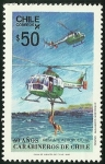 Stamps Chile -  60 AÑOS CARABINEROS DE CHILE