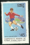 Stamps Chile -  CAMPEONATO MUNDIAL DE FUTBOL JUVENIL CHILE 1987 - SEDE CONCEPCION