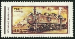 Stamps Chile -  LOCOMOTORA KITSON MEYER - PATRIMONIO FERROVIARIO 