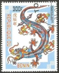 Stamps Benin -  Año lunar chino