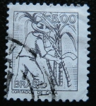Stamps Brazil -  Cortador de caña