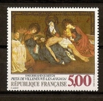 Stamps : Europe : France :  Pintura de Enguerrand Quarton.