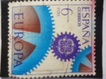 Stamps Spain -  Ed:1796 - Europa CEPT- Engranaje