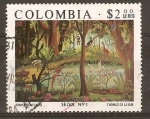 Stamps Colombia -  SELVA  PINTURA  DE  ROMAN  RONCANCIO