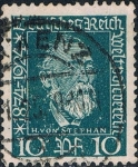 Stamps : Europe : Germany :  CINCUENTENARIO DE LA UNIÓN POSTAL UNIVERSAL. Y&T Nº 359