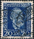 Stamps : Europe : Germany :  CINCUENTENARIO DE LA UNIÓN POSTAL UNIVERSAL. Y&T Nº 360