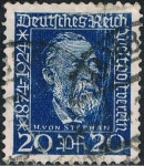 Sellos de Europa - Alemania -  CINCUENTENARIO DE LA UNIÓN POSTAL UNIVERSAL. Y&T Nº 360