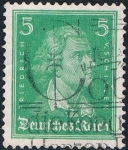 Stamps : Europe : Germany :  PERSONAJES 1926-27. FRIEDRICH VON SHILLER. Y&T Nº 380a
