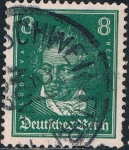 Stamps Germany -  PERSONAJES 1926-27. LUDWIG VAN BEETHOVEN. Y&T Nº 381. RESERVADO