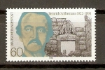 Stamps Germany -  HEINRICH  SCHLIEMANN