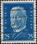 Stamps : Europe : Germany :  PRESIDENTES 1928-32. Y&T Nº 407