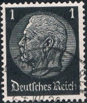 Stamps : Europe : Germany :  MARISCAL HINDENBURG 1933-36. Y&T Nº 483