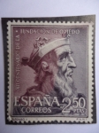 Stamps Spain -  Ed:1397- XII Centenario de la Fundación de Oviedo- Alfonso II