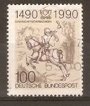 Stamps : Europe : Germany :  JINETE  CARTERO