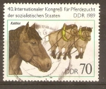Stamps Germany -  CONGRESO  SOCIALISTA  DE  CABALLOS