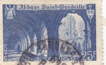 Stamps France -  Abadia de Saint-Mandrille
