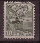 Stamps Switzerland -  Paisaje suizo