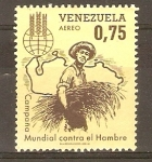 Stamps Venezuela -  MAPA  DE  VENEZUELA  Y  GRANJERO