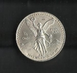 monedas de America - M�xico -  Serie Libertad / 1/4 Onza Troy de Plata