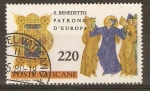 Stamps Vatican City -  MUERTE  DE  SAN  BENEDICTO