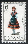 Stamps Spain -  1903- Trajes típicos españoles. LUGO.