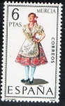 Stamps : Europe : Spain :  1906- Trajes típicos españoles. MURCIA.