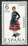 Sellos del Mundo : Europa : Espaa : 1957-Trajes típicos españoles. SORIA. 