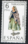 Stamps Spain -  1958-Trajes típicos españoles. TARRAGONA. 